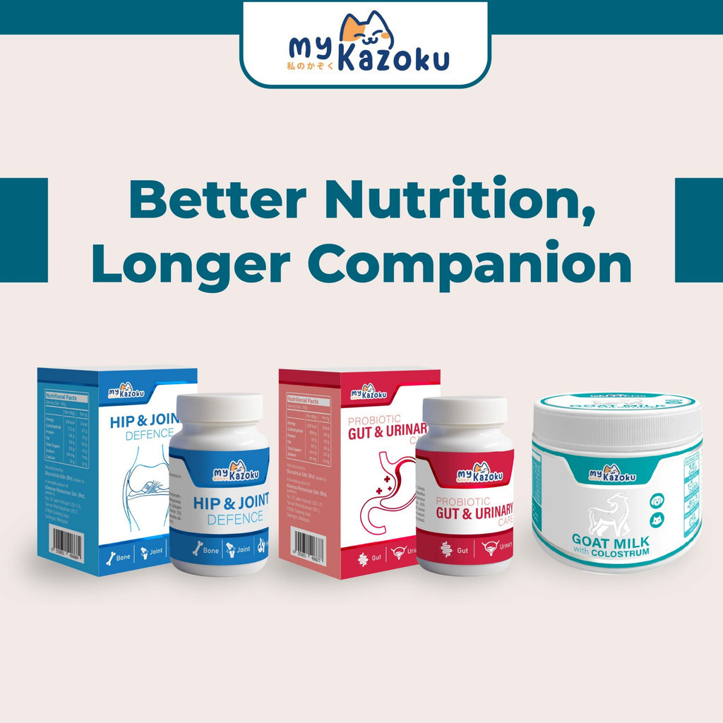 myKazoku Goat Milk with Colostrum Powder 250G Prebiotics Immune Booster for Dog Puppies Cat Kittens - Image 8