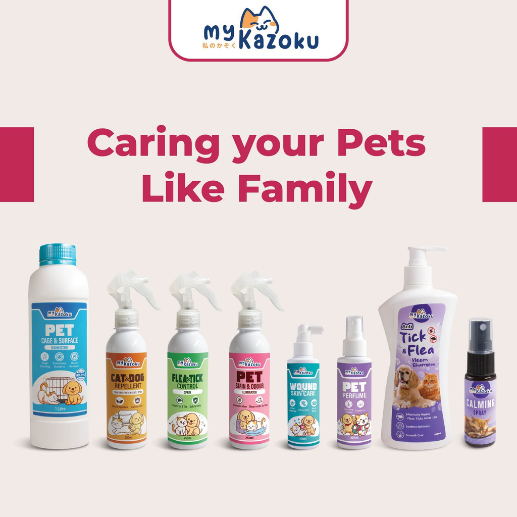 myKazoku Pet Stain and Odour Eliminator 250ml Anti Bacterial Removes Urine Smell for Home - Image 8