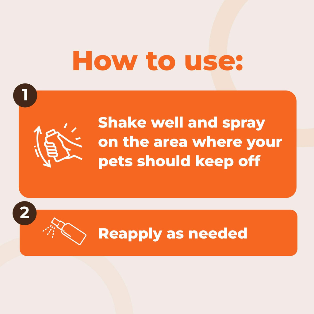 myKazoku Cat and Dog Repellent Spray 250ml Keep Pets Away from Furniture Garden Safe Non Toxic - Image 7