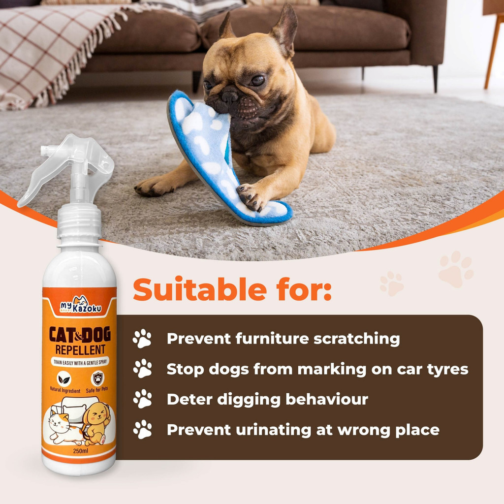 myKazoku Cat and Dog Repellent Spray 250ml Keep Pets Away from Furniture Garden Safe Non Toxic - Image 5