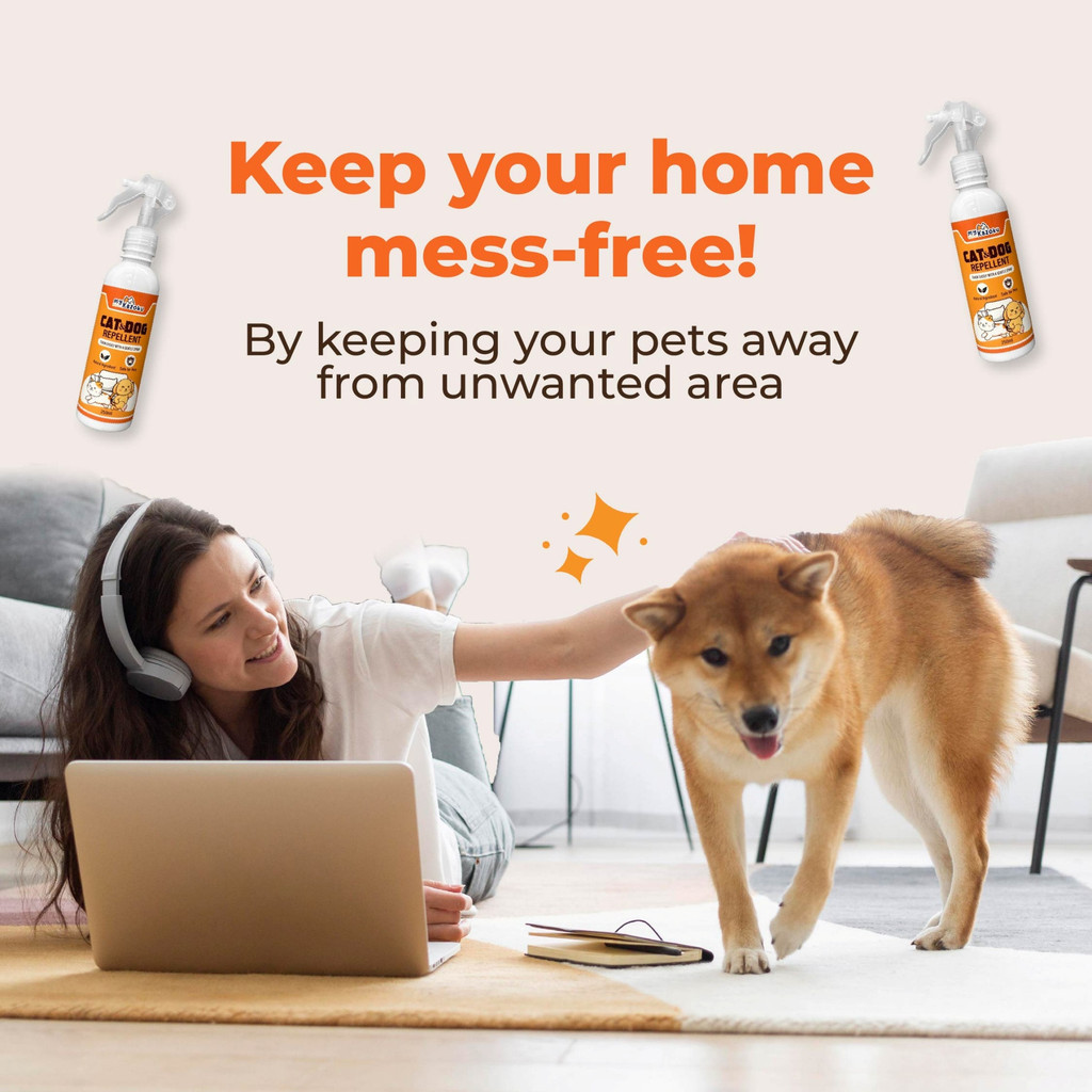 myKazoku Cat and Dog Repellent Spray 250ml Keep Pets Away from Furniture Garden Safe Non Toxic - Image 8