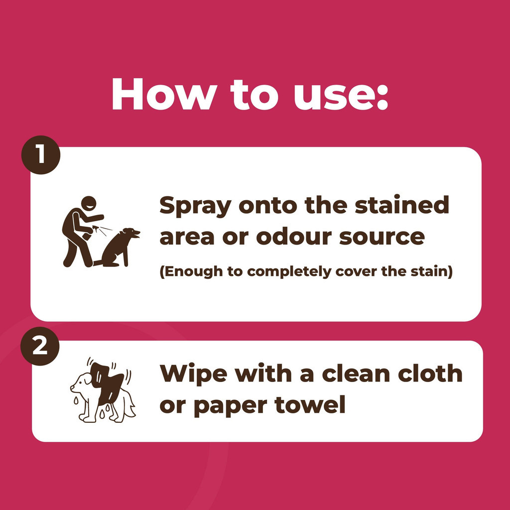 myKazoku Pet Stain and Odour Eliminator 250ml Anti Bacterial Removes Urine Smell for Home - Image 7